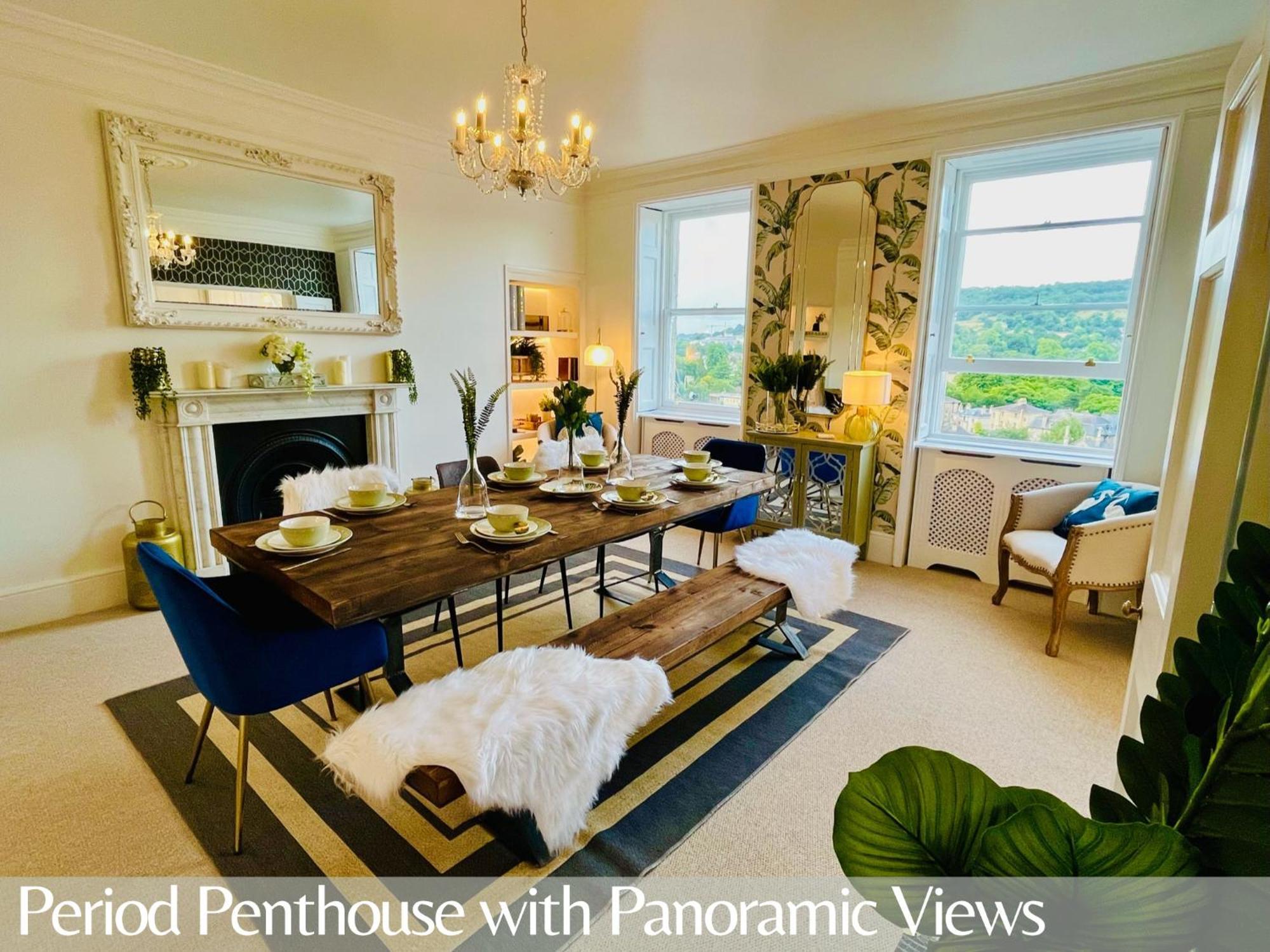 The Paragon Penthouse - Stunning Views Over Bath! Exterior photo